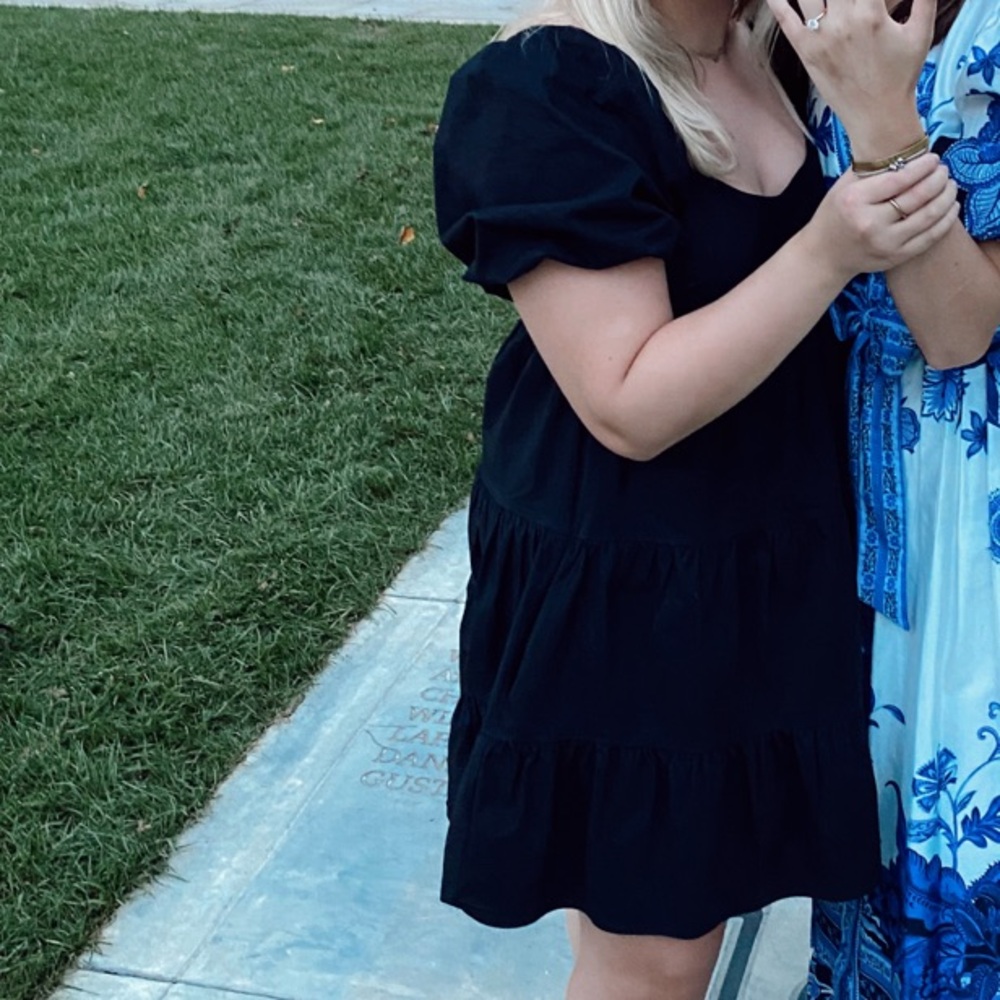 Nia Black Mini Dress